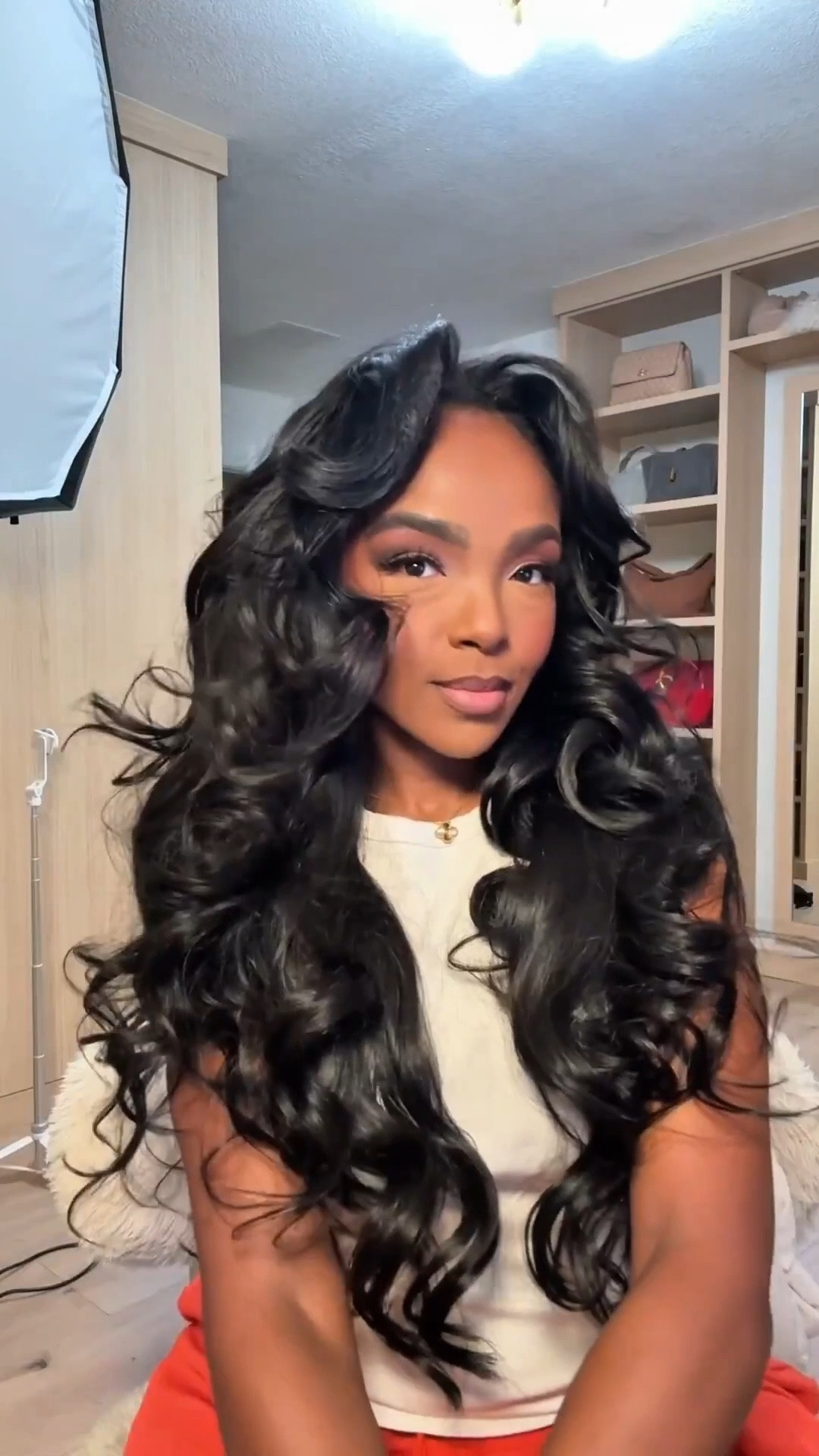 Makeup routine I repeat anytime I want a soft glam that still looks polished on camera ✨  
This is my go-to when I want skin to look smooth, radiant, and not overdone — perfect for try-ons, events, or everyday glam.

The base is lightweight but buildable, blends seamlessly, and photographs beautifully without flashback. I keep everything neutral so it works with bold outfits or softer looks.

Perfect for:
• Content days
• Date nights
• Events
• Everyday elevated glam

Details:
• Skin-focused base products
• Neutral eyes + defined lashes
• Soft contour and glow
• Comfortable lip combo that lasts

Save this post for later or tap to shop everything I used 🤍  
Follow me on Instagram and YouTube @kirasfashionfinds