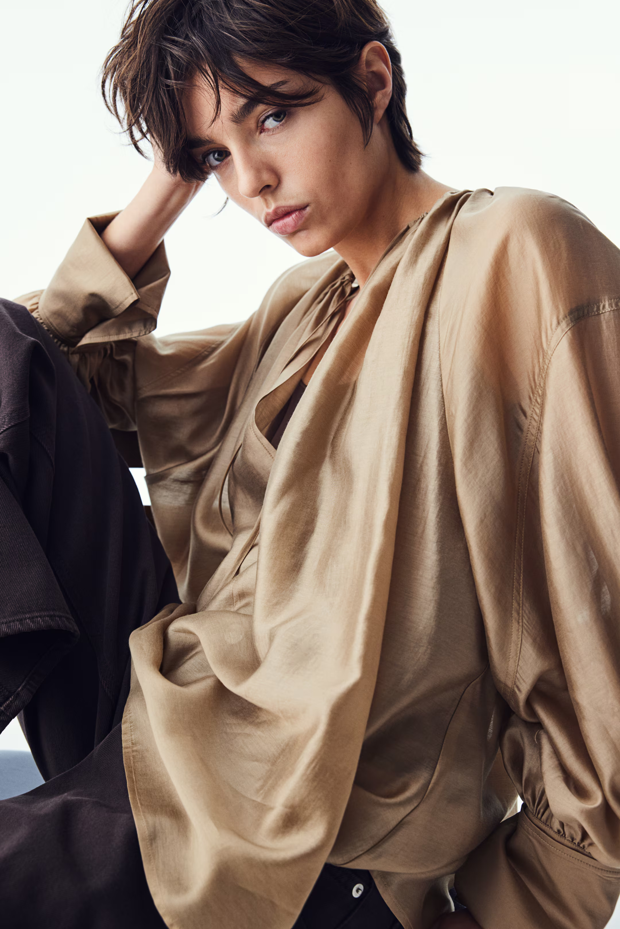 Lyocell Blend Blouse | H&M (AU)