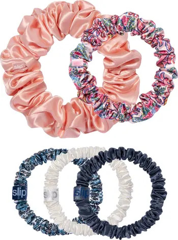 Pure 5-Pack Silk Scrunchies Set (Limited Edition) $44 Value | Nordstrom