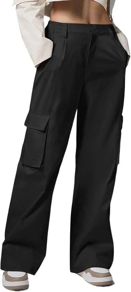 Cargo Pants for Women Baggy Lightweight High Waisted Hiking Pants for Travel Casual | Amazon (US)