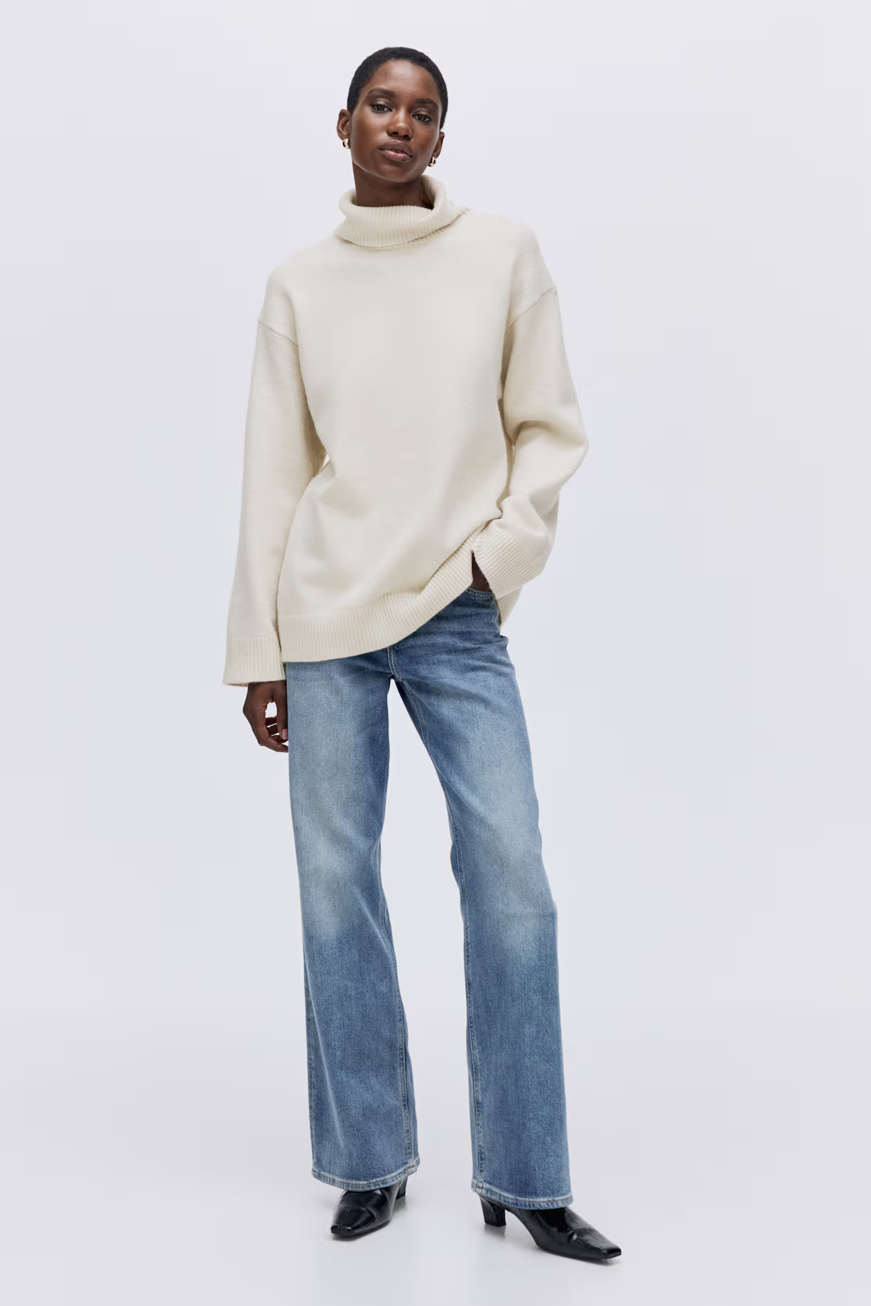 Loose-Fit Turtleneck Sweater | H&M (US + CA)