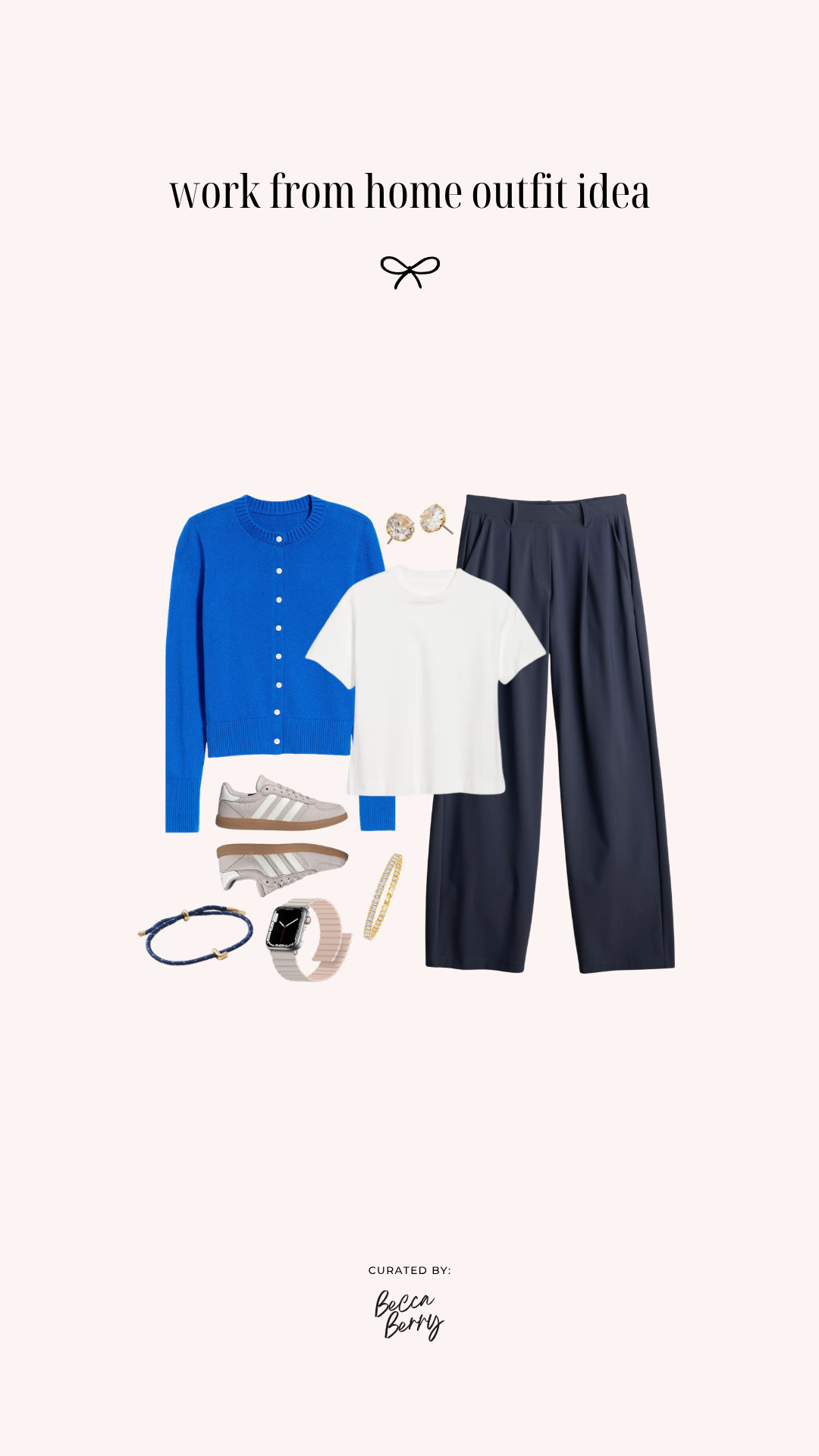 Kohls FLX wide-leg trousers with an Old Navy Vintage Crew-Neck T-Shirt in White Lies and the SoSoft Cropped Crew-Neck Cardigan in Blue Moon.

Simple jewelry, Apple Watch + adidas sneakers finish today's look.

Save this as another way to style leopard pants for everyday wear.
 

 #LTKootd #LTKMidsize #LTKWorkwear