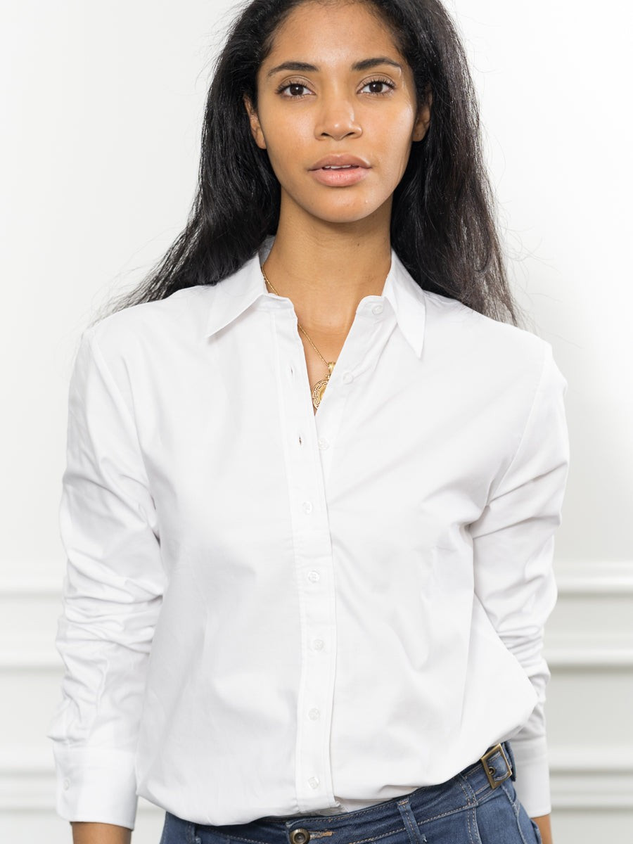 The Shirt by Rochelle Behrens - The Boyfriend Shirt - White | The Shirt by Rochelle Behrens