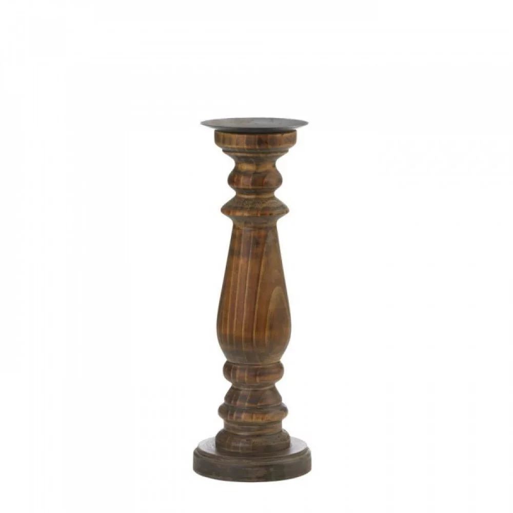 Tall Antique-style Wooden Candleholder | Walmart (US)