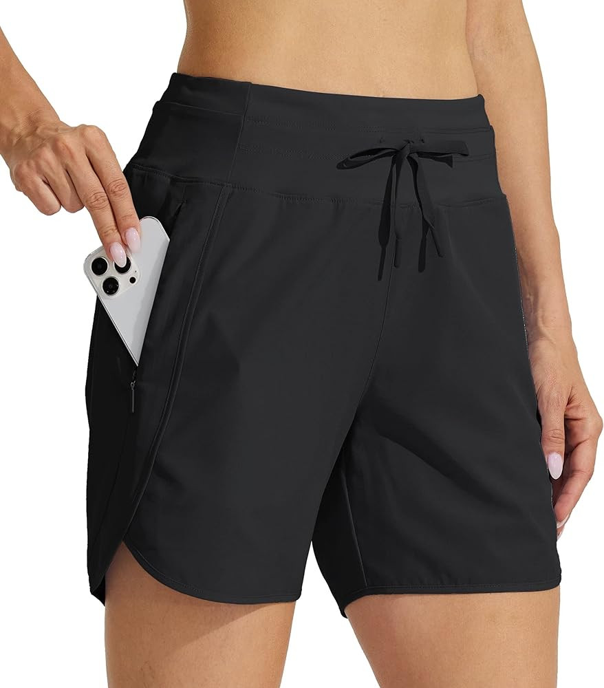 Willit Women's 5" Athletic Running Shorts Quick Dry Workout Hiking Shorts High Waisted Active Sho... | Amazon (US)