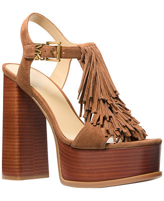MICHAEL Michael Kors Women's Indra Platform Sandals - Macy's | Macy's