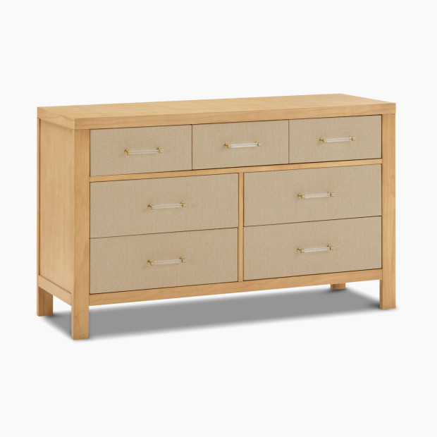 Namesake Eloise 7-Drawer Dresser in Honey/Performance Sand Eco-Weave | Repreve | Babylist
