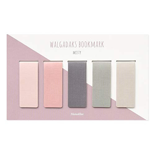 Monolike Magnetic Bookmarks Misty, Set of 5 | Amazon (US)