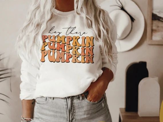 Fall Pumpkins Shirt, Fall Shirts, Fall Tshirt, Cute Fall Graphic Tees, Thanksgiving Shirt, Autumn... | Etsy (US)