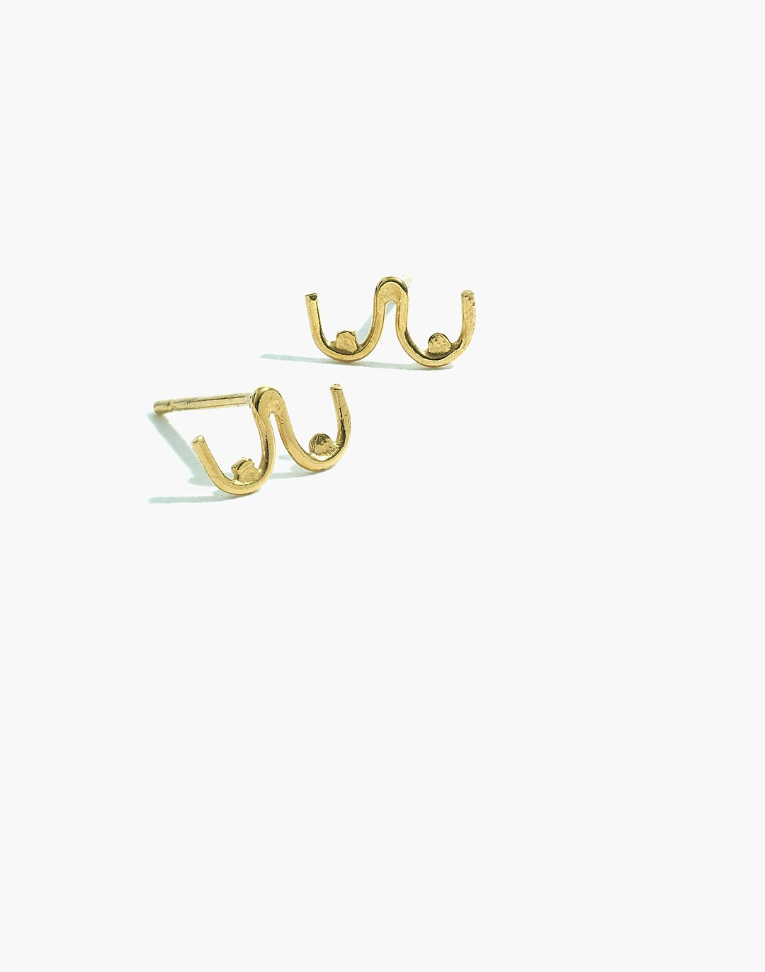 YEAR 901&trade; 14k Gold Vermeil Boob Earrings | Madewell