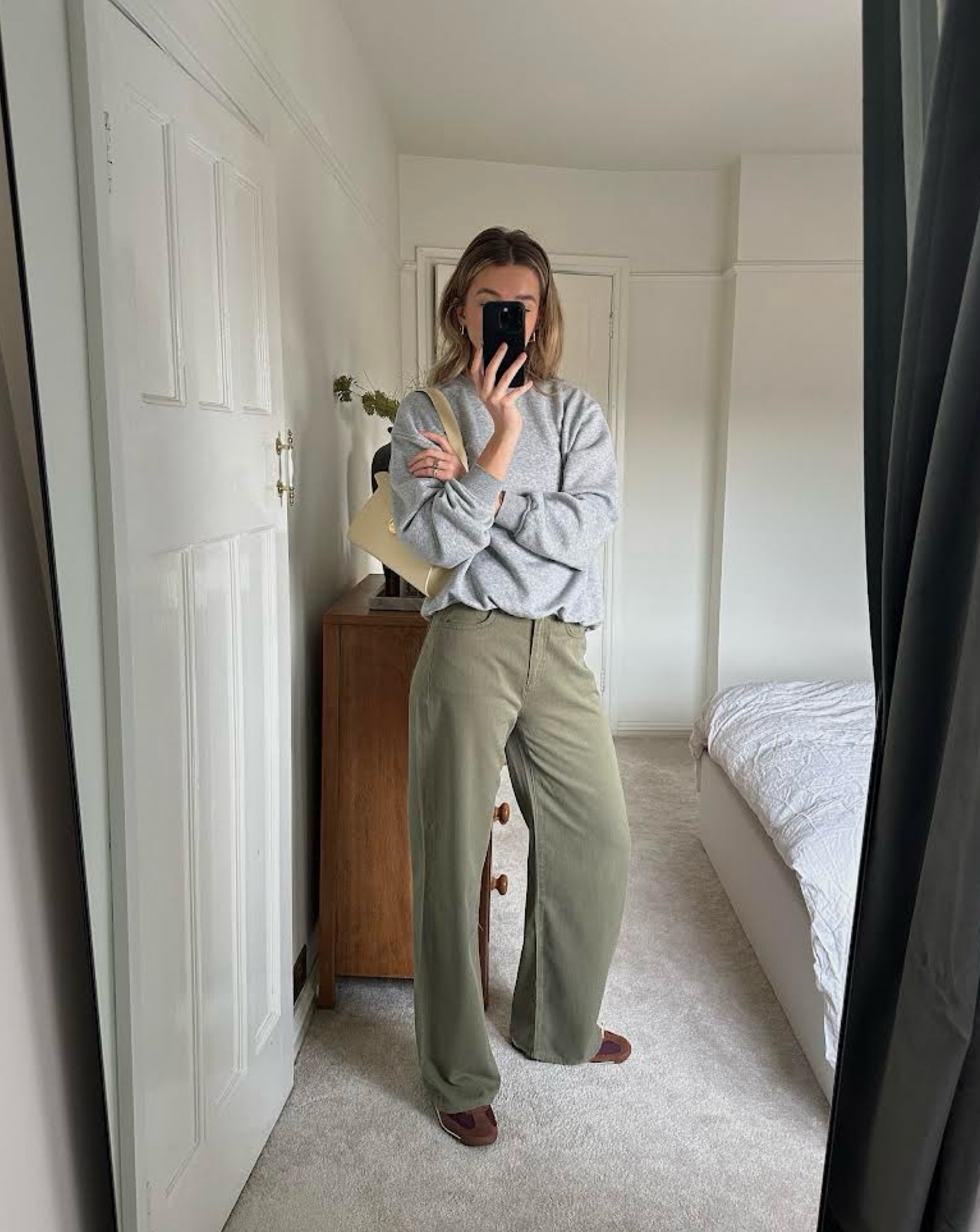 Reiss, Cotton on, Adidas, Asos, Isabel marant, Vivienne westwood, transitional outfit, transitional style, winter outfit, winter fashion, khaki trousers, wide leg trousers, wide leg jeans, grey sweater, grey sweatshirt, oversized sweater, spring outfit, style inspiration 

#LTKeurope #LTKSeasonal #LTKstyletip