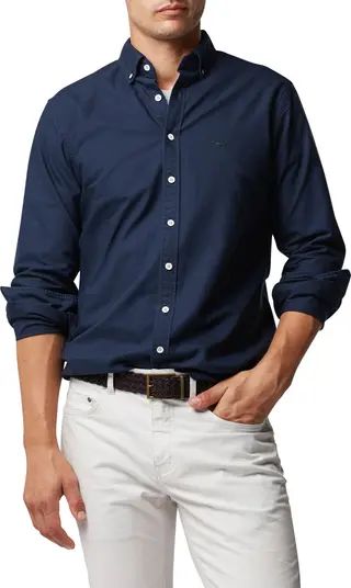 North Island Solid Button-Down Shirt | Nordstrom