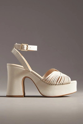 Lorelei Leather Platform Sandals | Anthropologie (US)