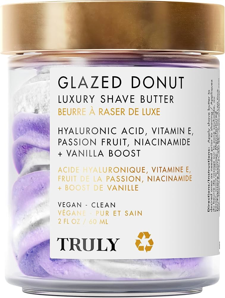 Truly Beauty Luxury Shave Butter | Hydrating Women's Shave Cream | Amazon (US)