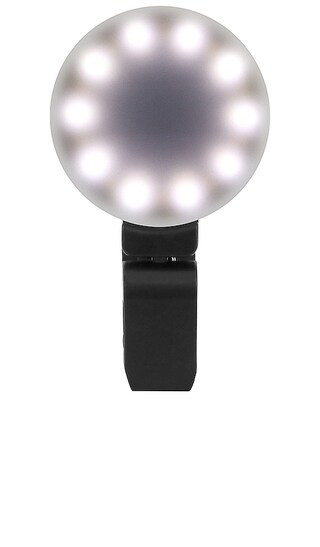 Luminous Clip-On Selfie Light in Black | Revolve Clothing (Global)