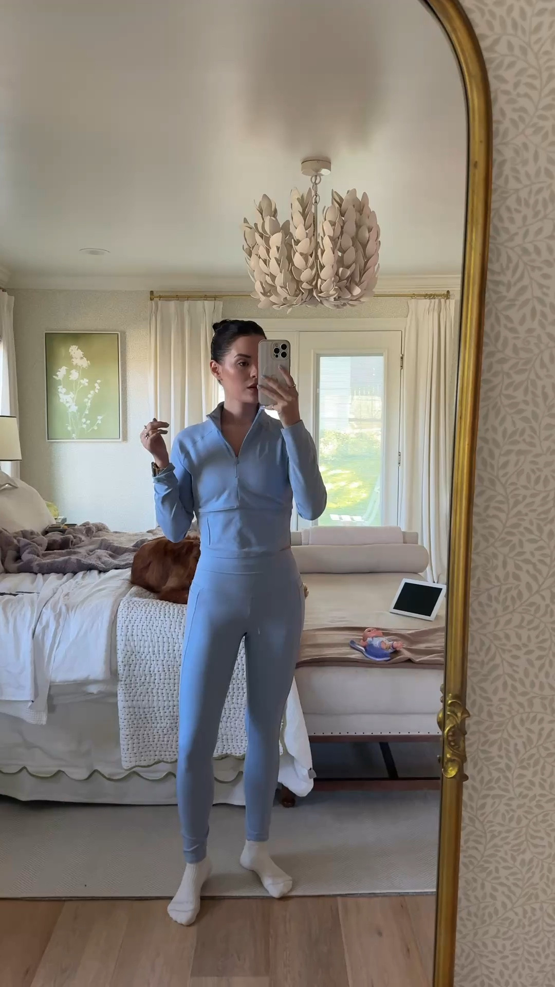 Rhône baby blue workout set / smalls in everything! 