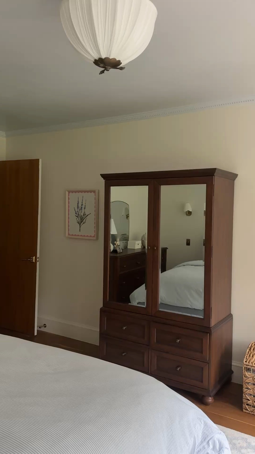 The most gorgeous wardrobe for my daughters room and framed art