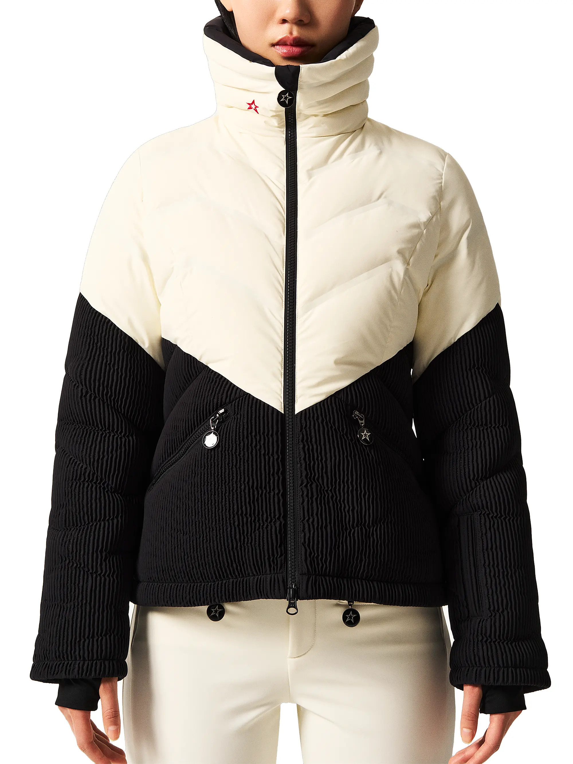 Ski Duvet Colorblocked Down Jacket | Saks Fifth Avenue