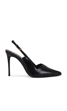 BLACK SUEDE STUDIO Devon 100 Heel in Black from Revolve.com | Revolve Clothing (Global)