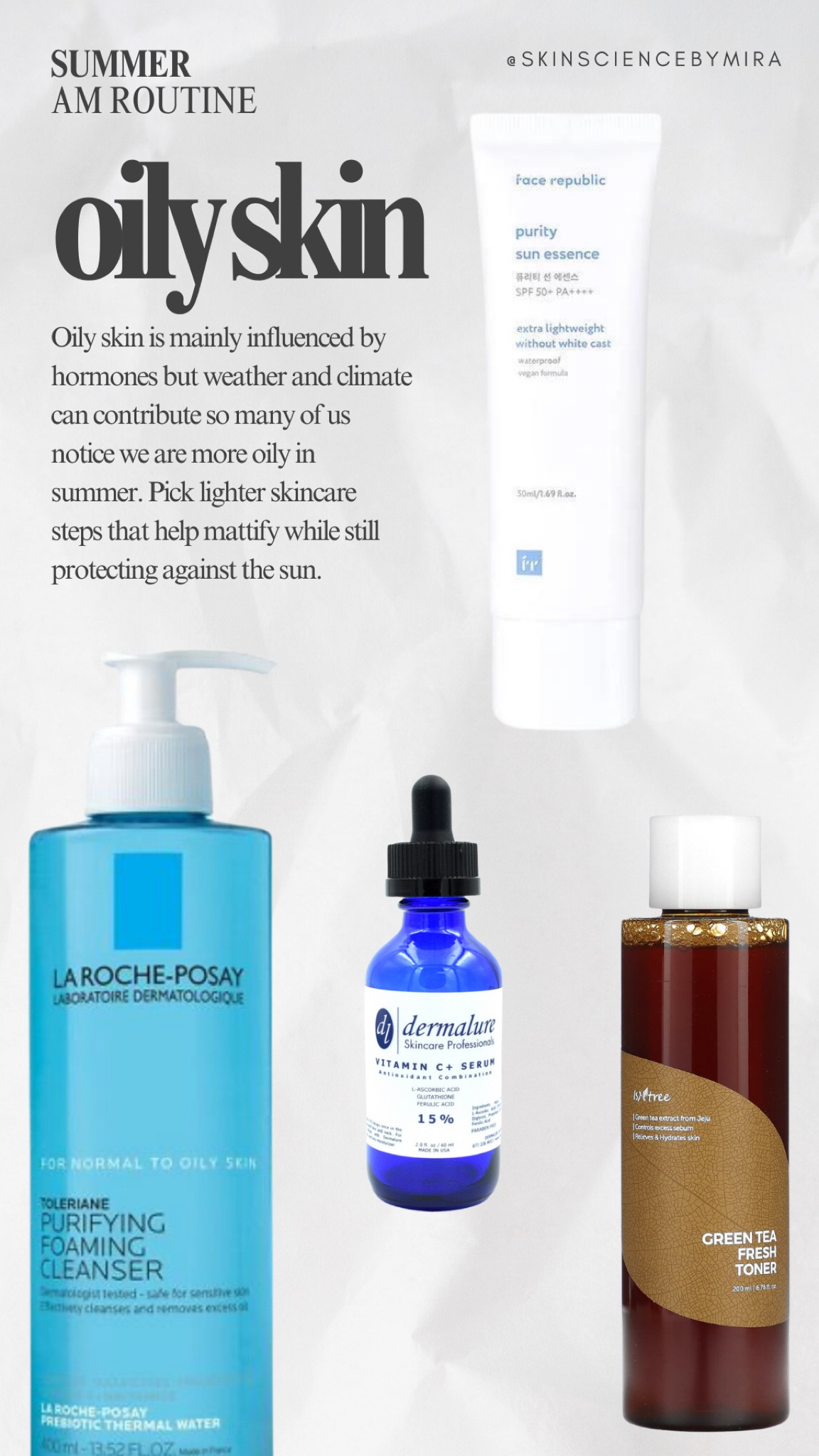 The perfect morning routine for oily skin! Mattify, protect, and hydrate.

#LTKFindsUnder50 #LTKBeauty #LTKSeasonal