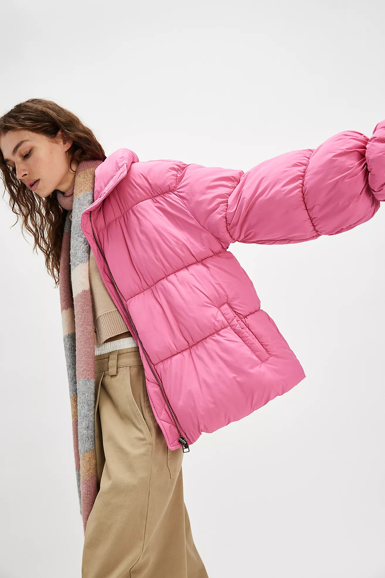 Solid Cotton Candy Puffer | Free People (Global - UK&FR Excluded)