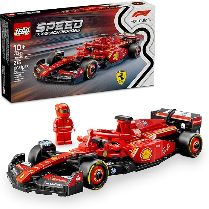 LEGO Speed Champions Ferrari SF-24 F1 Race Car Toys - Building Sets for Kids, Boys & Girls, Ages ... | Amazon (US)
