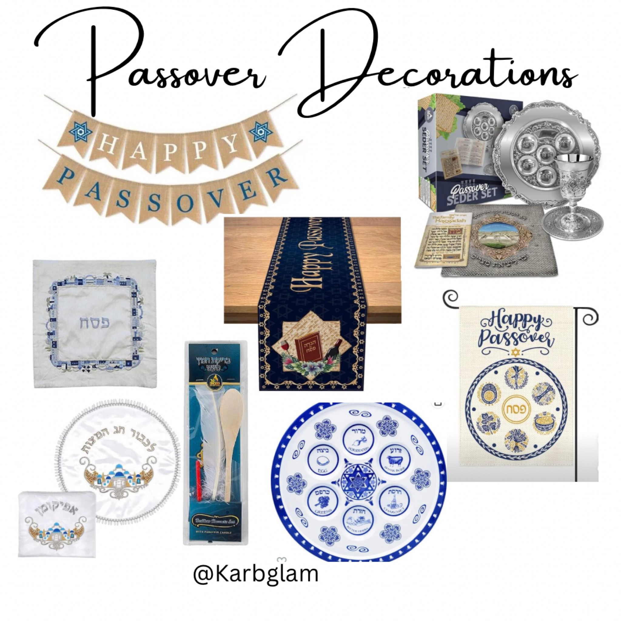 Decor for #passover2023 
This is my favorite decoration in traditional color 🇮🇱 
#homedecor 

#LTKhome #LTKSeasonal #LTKfamily