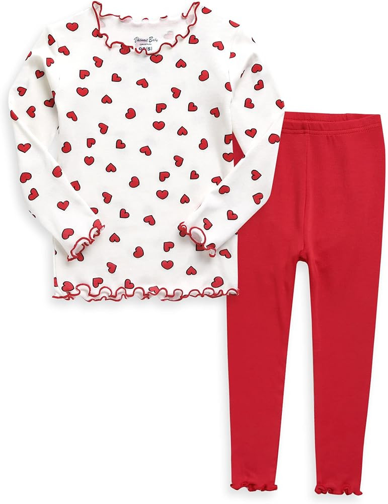 VAENAIT BABY 6M-12Y Kids Unisex Girls & Boys Soft Comfy Modal Tencel Shirring Sleepwear Pajamas 2... | Amazon (US)