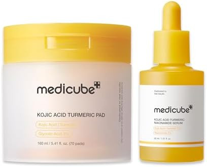 medicube Kojic Acid Renew & Smooth Duo for Troubled Skin: Kojic Acid Turmeric Clarifying Toner Pa... | Amazon (US)