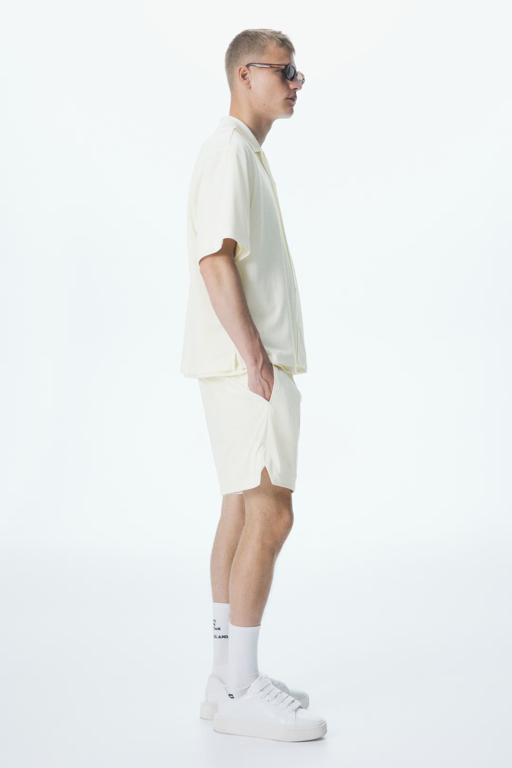 Loose-Fit Mesh Resort Shirt | H&M (US + CA)