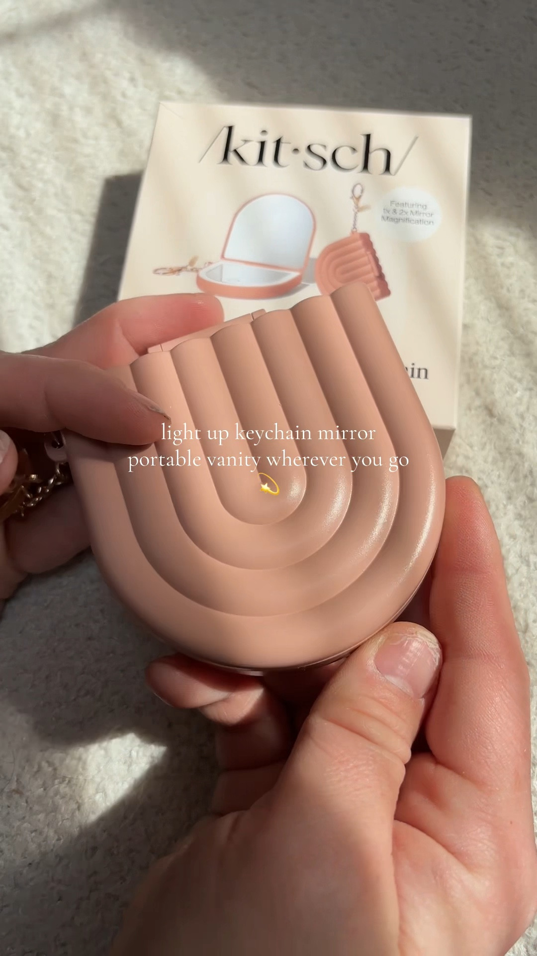 Absolutely obsessed with this mirror keychain that comes with me everywhere 💫

#LTKBeauty #LTKSaleAlert #LTKTravel