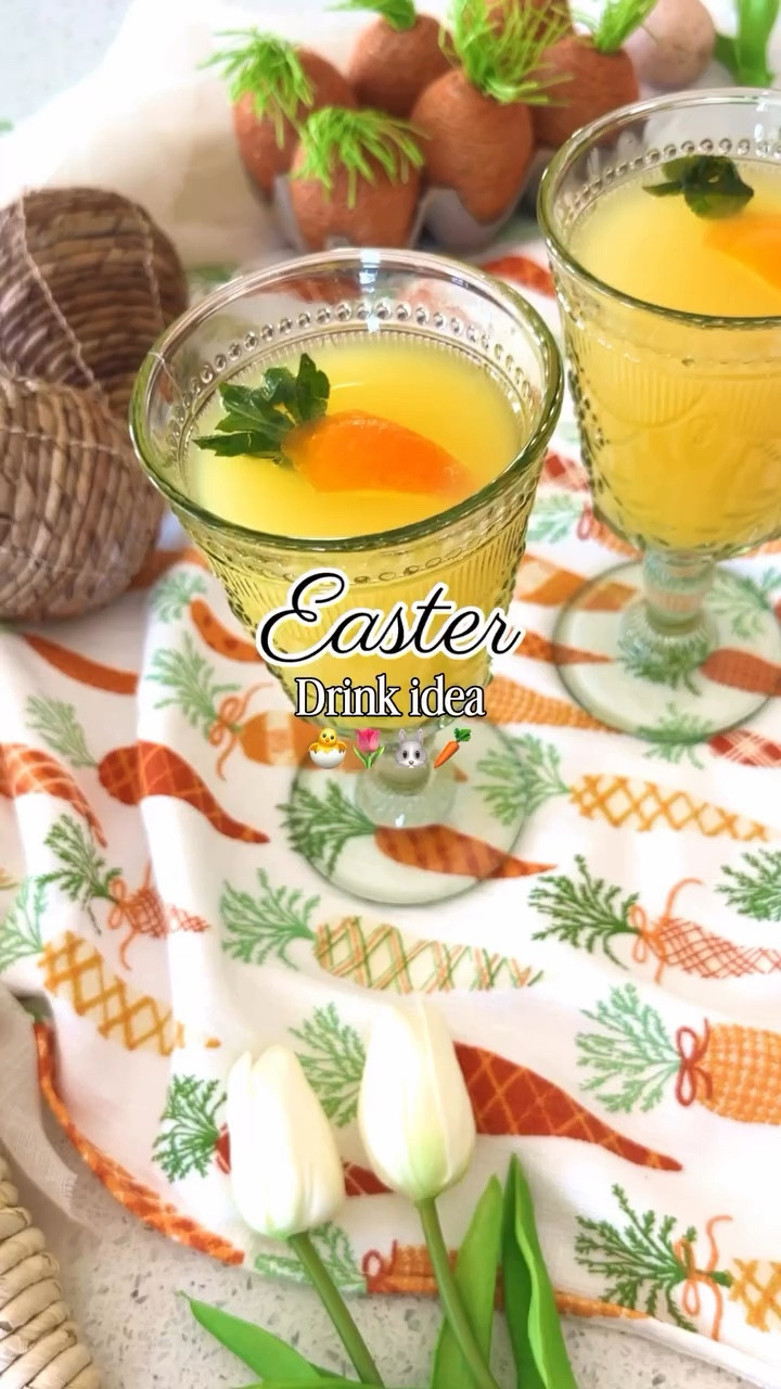 Carrot ice cubes🥕 make mimosas so much cuter this spring! All you need are some orange peels, mint leaves, and a carrot mold! 

Comment “Brunch” and I’ll send you a dm with links! 🫶
.
.
#easterideas #easterbrunch #mimosas #spring #breakfast
