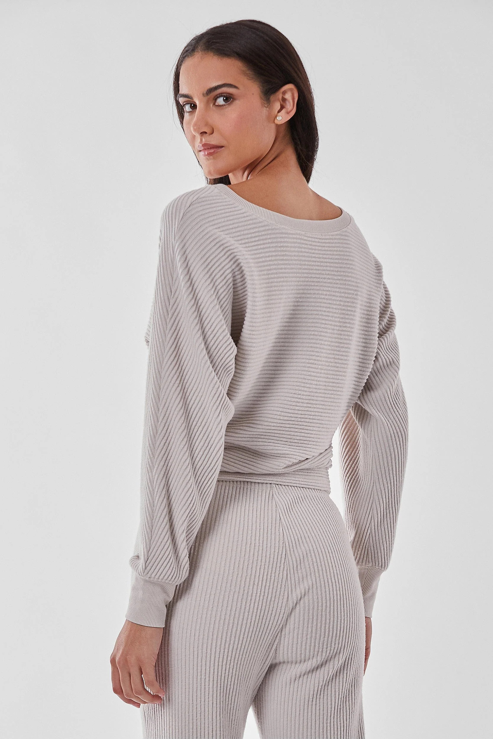 Serene Rib Top - Moon | The Noli Shop