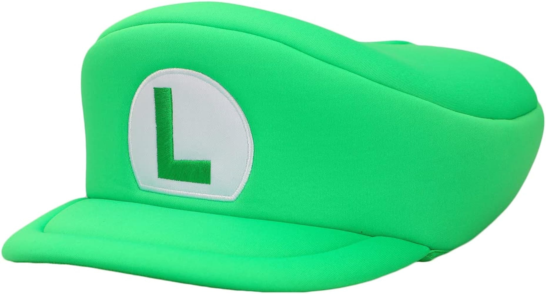 Super Mario Bros Embroidered Luigi L Patch Adult Green Beret Cap | Amazon (US)