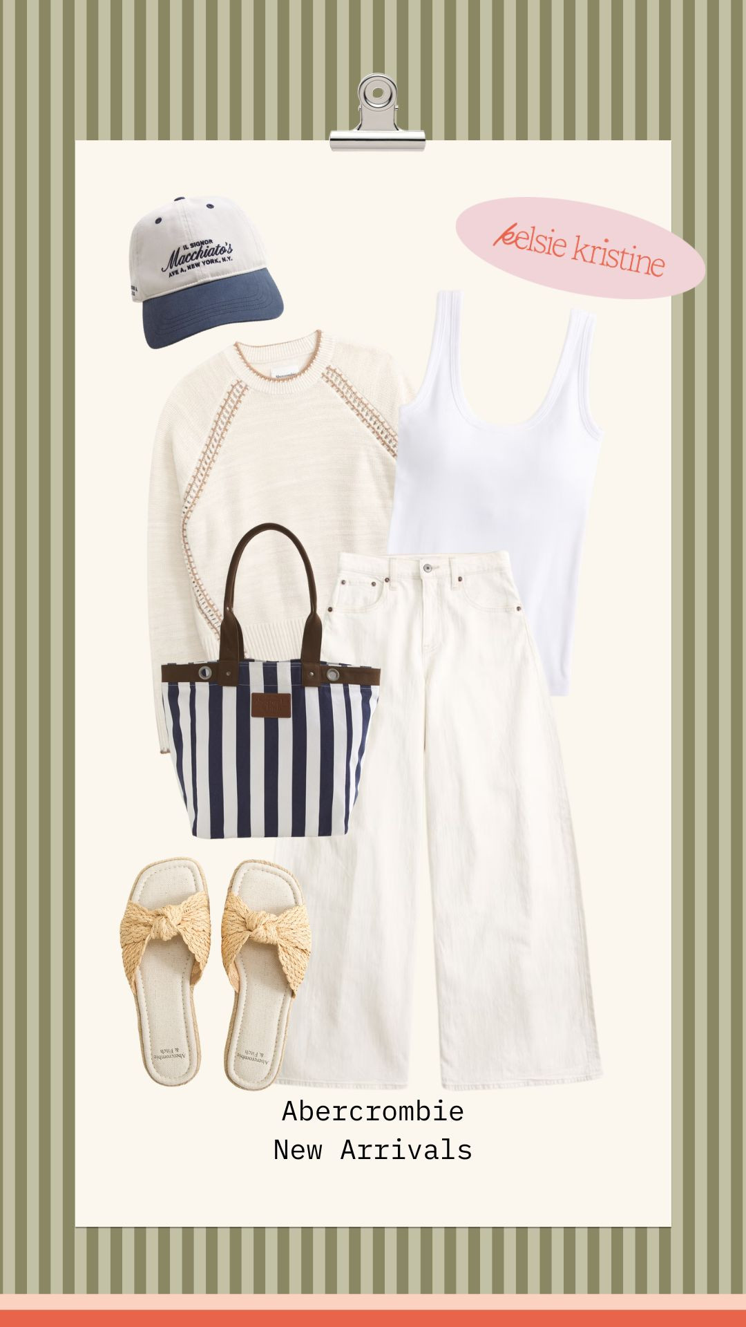 Abercrombie | A&F | Abercrombie New | New Arrivals | Summer Outfit | Classic Vibes | Summer | Cream & Whites | Simple Summer Fit | Mid-Size Fashion | Mid-Size Outfit | A&F Mid-Size | Mom Approved |  

 #LTKootd #LTKSaleAlert #LTKMidsize