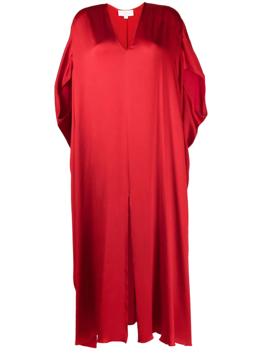 hammered satin caftan | Farfetch Global