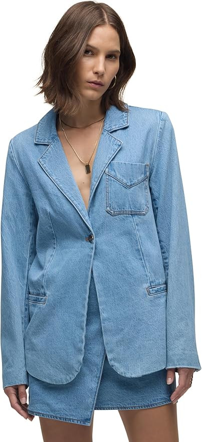 HUDSON Women's Stylized Boyfriend Blazer | Amazon (US)