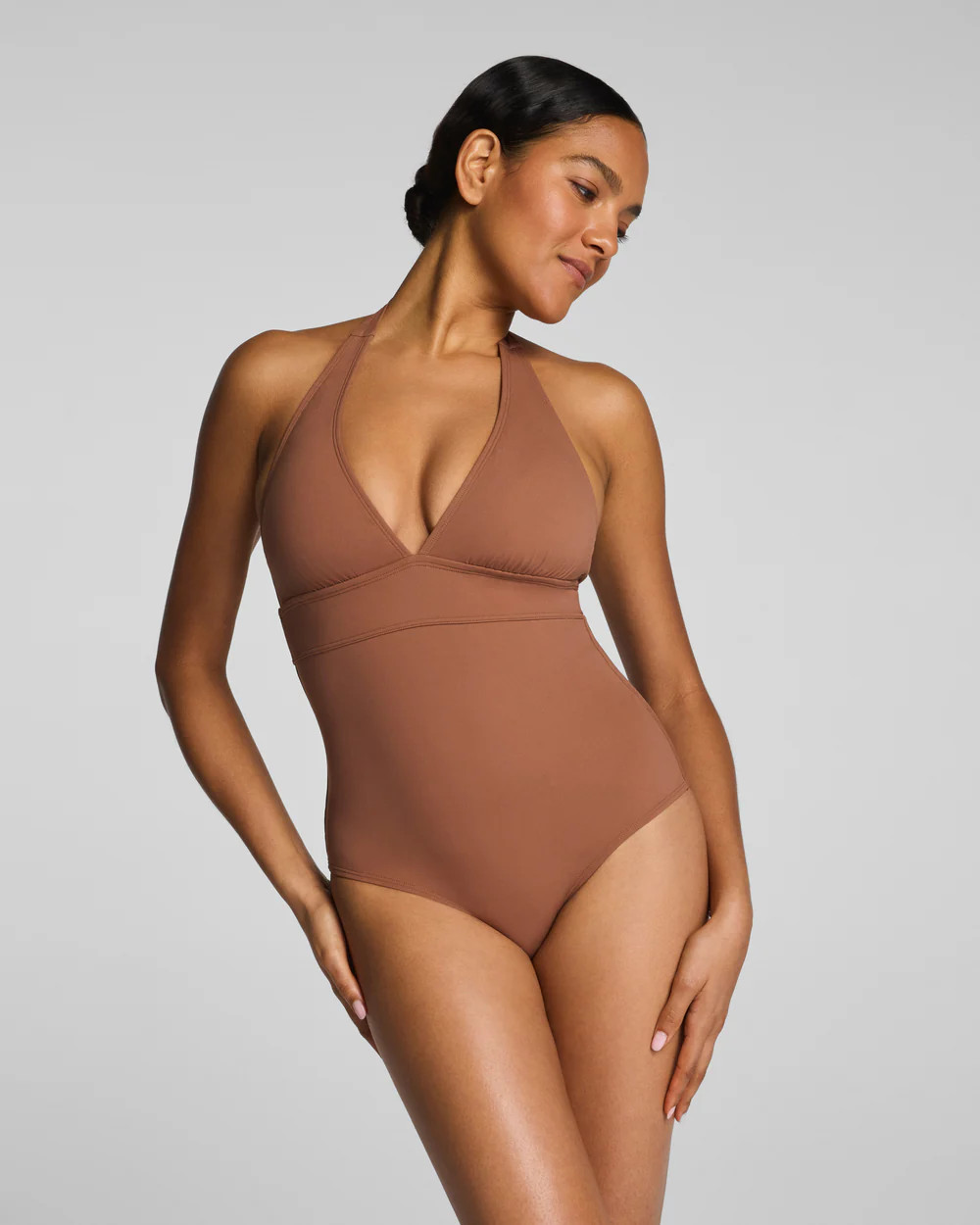 SPANXsculpt\u00ae Swim Halter One-Piece | Sculpting | Spanx