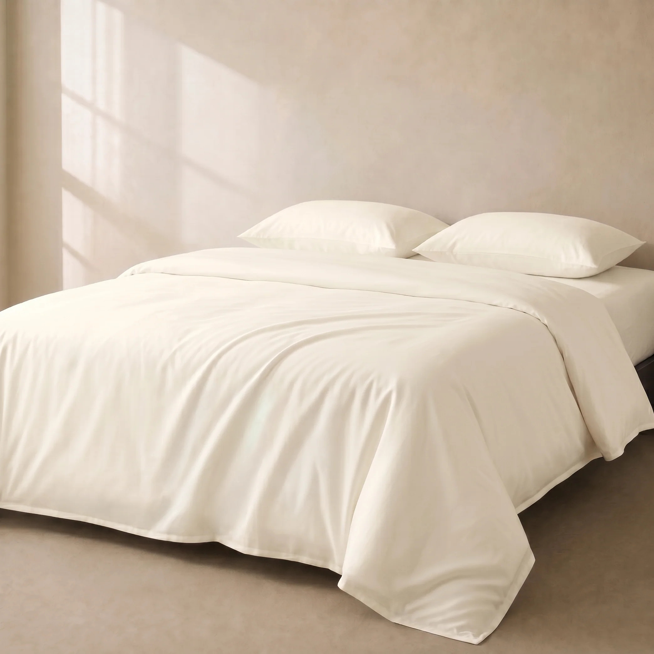 The Oeko-Tex® Certified Breeze Sheet Set - Cream / Queen | Buffy