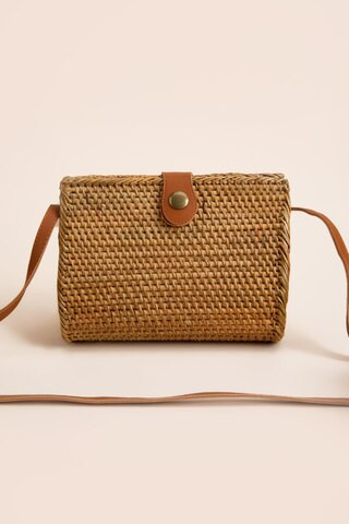 Claire Small Rattan Crossbody | Francesca's