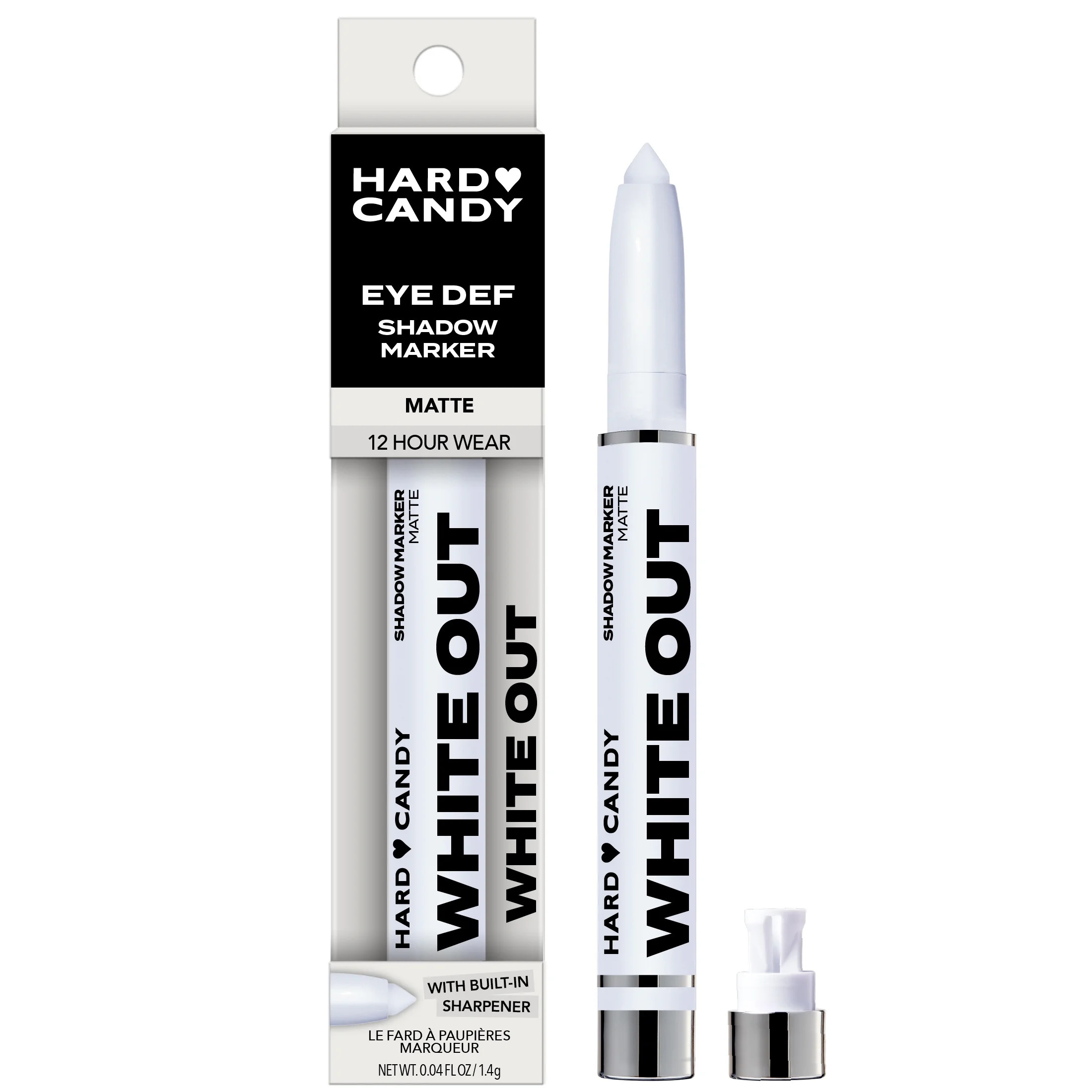 Hard Candy Eye Def Eyeshadow Stick, Matte, Creamy, Blendable Color. White - Walmart.com | Walmart (US)