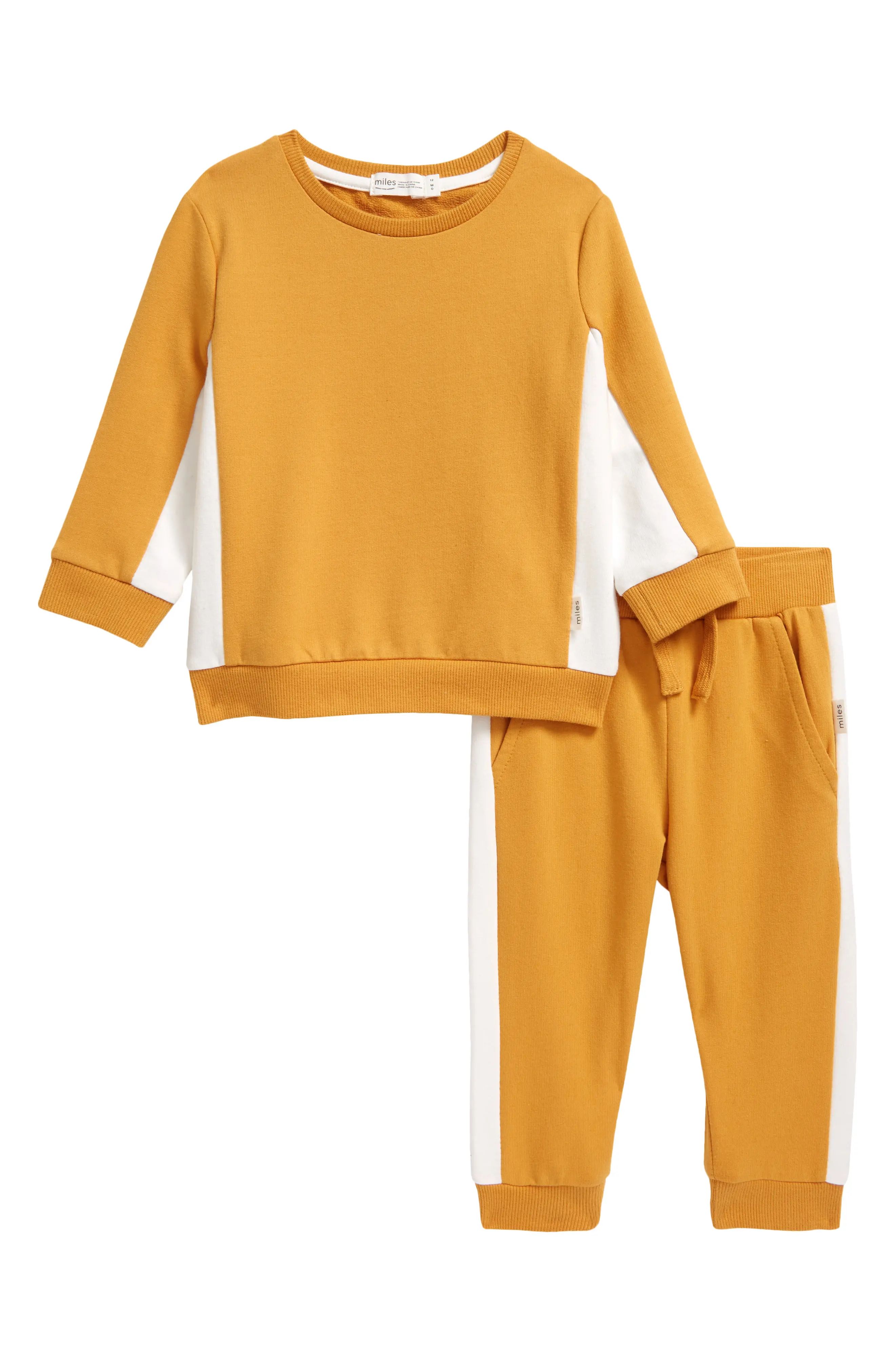 Infant Boy's Miles Colorblock Sweatshirt & Sweatpants Set | Nordstrom