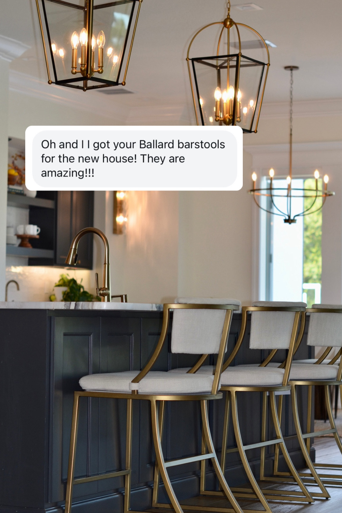 I second this statement. 

Counter stool, bar stool, brass counter stool, kitchen furniture 

#LTKHome #LTKSaleAlert