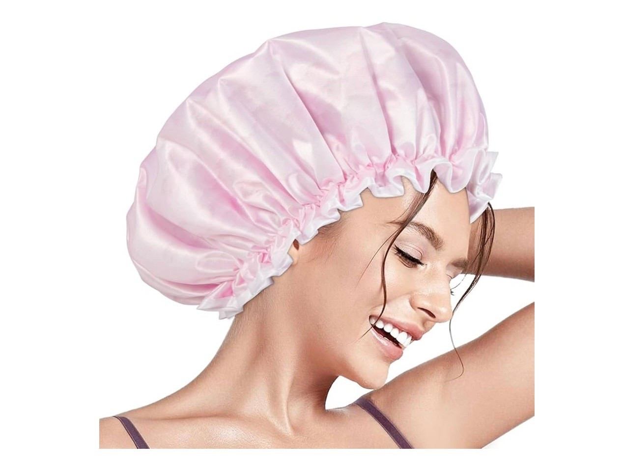 Pink shower cap

#LTKFindsUnder50 #LTKStyleTip #LTKBeauty