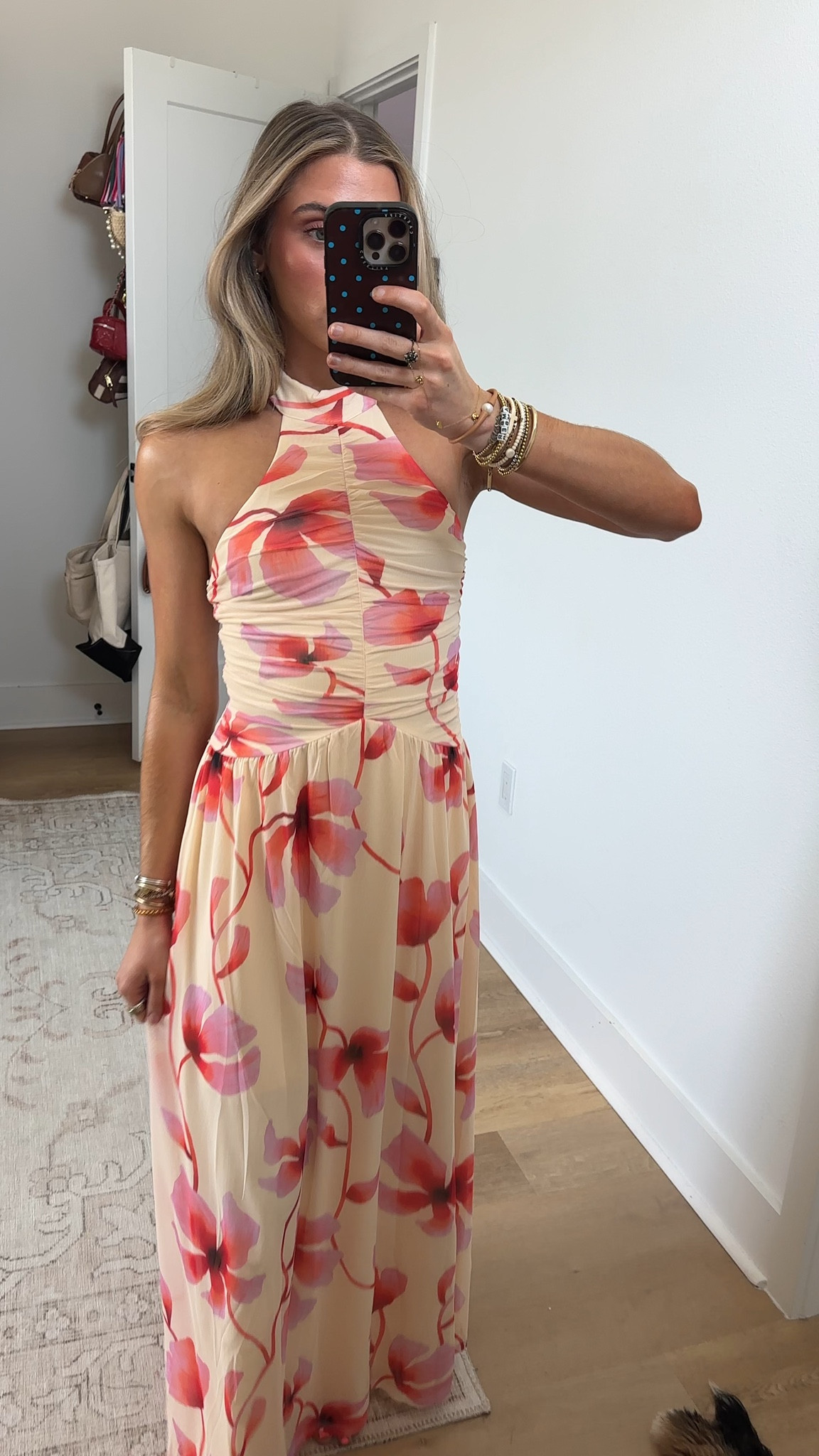 @Petal & Pup size xs Turn heads at your next garden party or sunset dinner with the Kaira Halterneck Maxi Dress. This stunning piece blends effortless elegance with a bold, on-trend pink floral print that screams main character energy.

#LTKootd #LTKWedding #LTKSeasonal