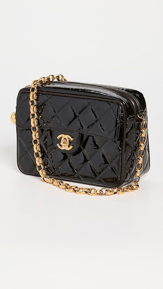 Chanel Globe Flap Camera Case, Patent | Shopbop