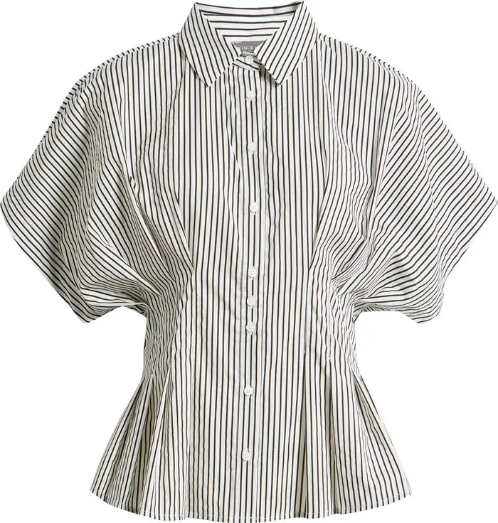 Pleat Waist Dolman Shirt | Nordstrom