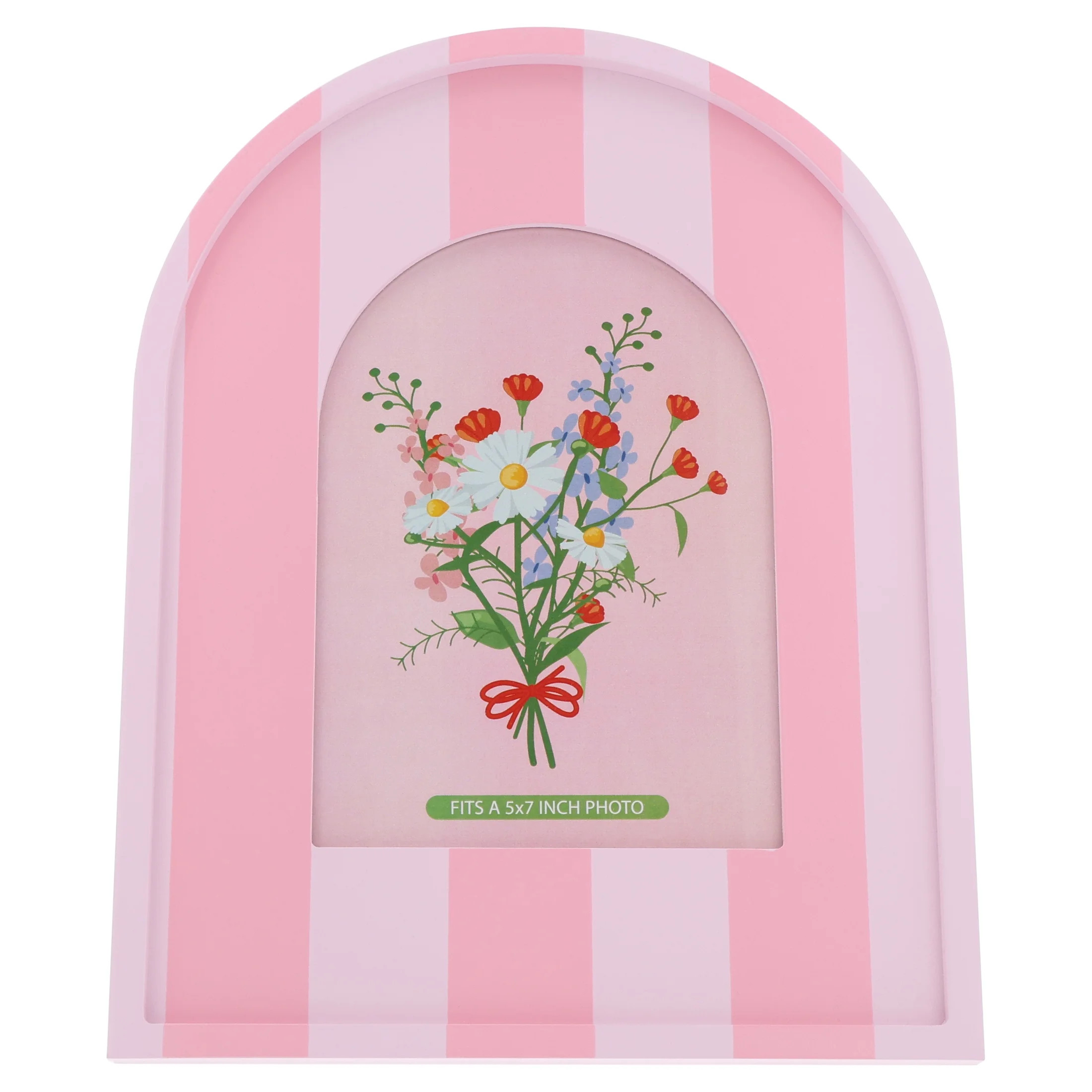 Arched Picture Frame, Pink, 5" x 7", Mother's Day by Way To Celebrate | Walmart (US)