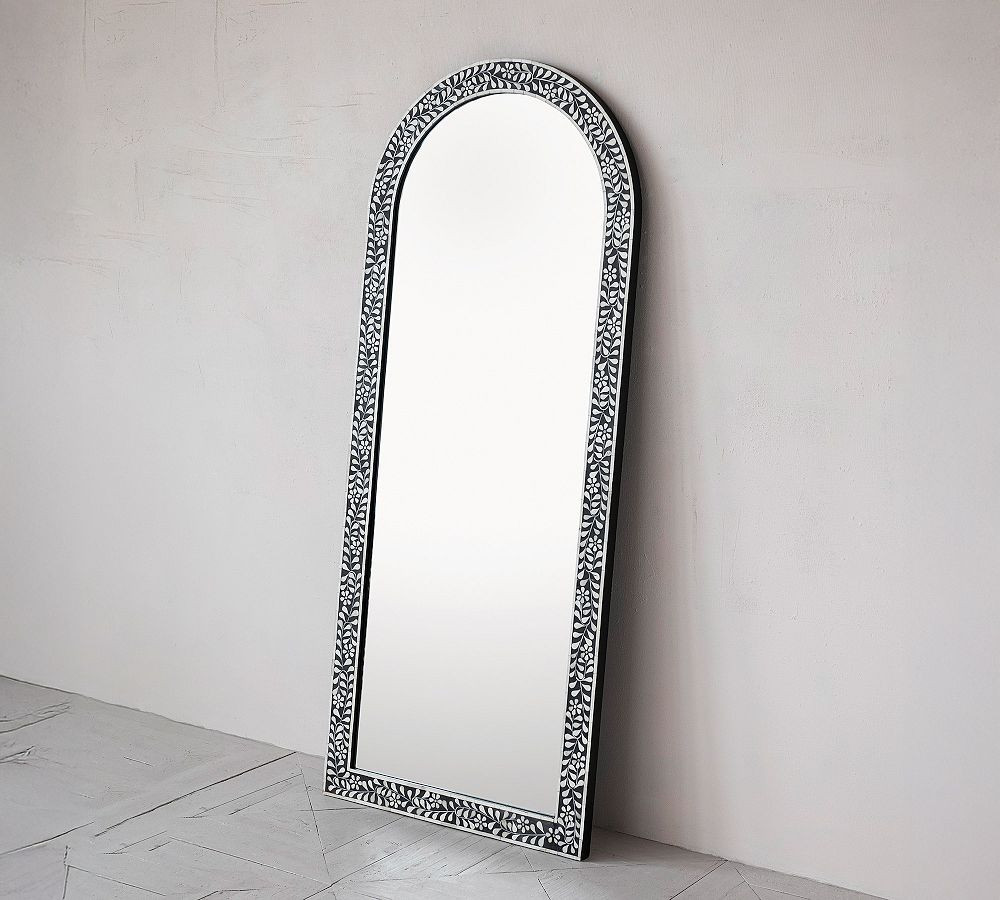 Bone Inlay Arched Mirror | Pottery Barn (US)