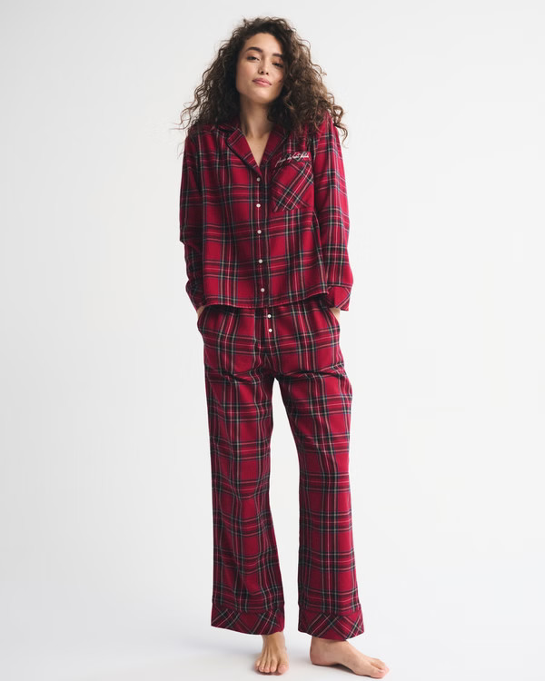 Women's Flannel Sleep Pant | Women's Matching Sets | Abercrombie.com | Abercrombie & Fitch (UK)